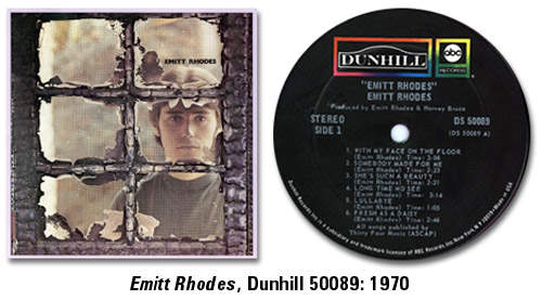 Emitt Rhodes, Dunhill 50089: 1970